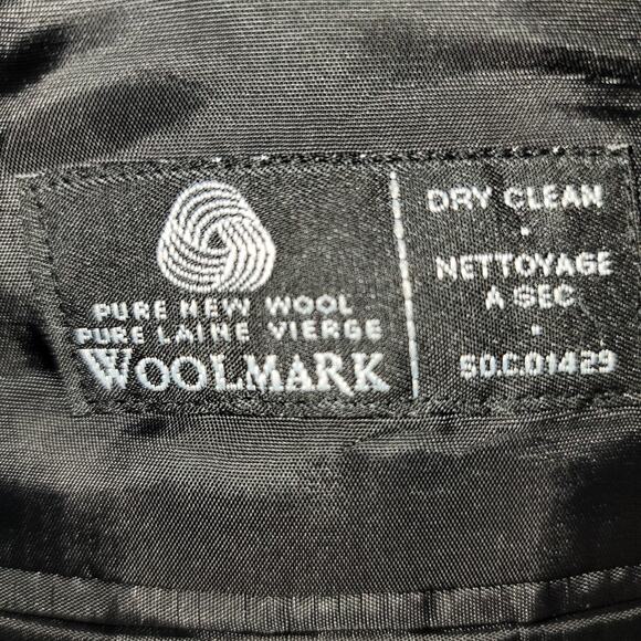 Lauren Ralph Lauren Blazer Suit Jacket Sport Coat 48R 100% Wool Canada Pinstripe - Picture 8 of 9